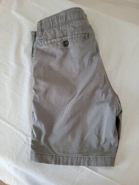 Grey Mens Flat Front Shorts Size 34W True Craft
